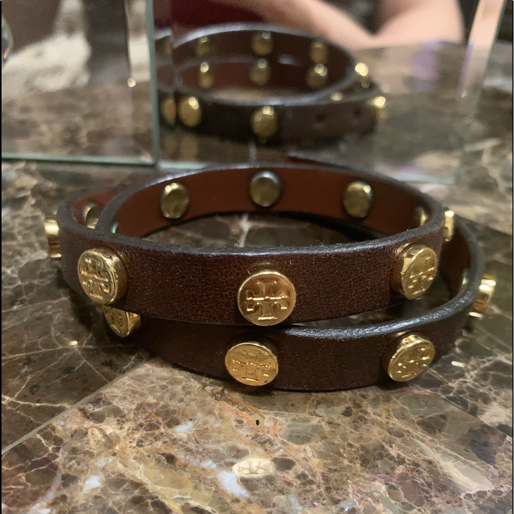 Tory Burch Wrap Leather Bracelet